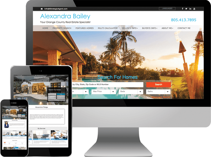 Real Estate Website Templates Idx Solutions Strategic Agent